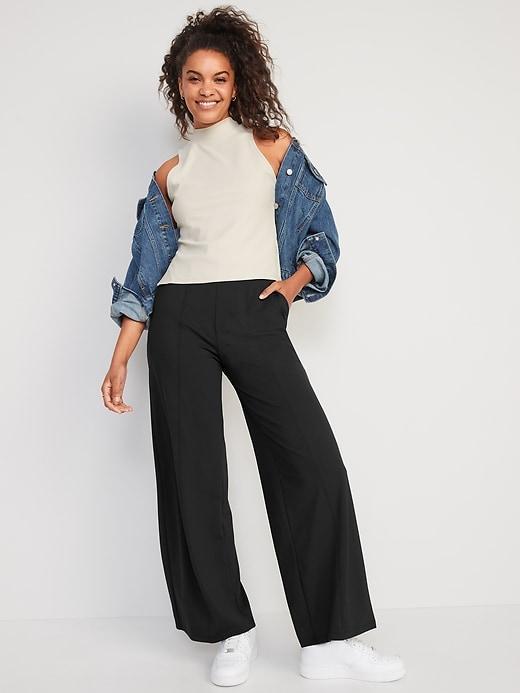 High-Waisted PowerSoft Wide-Leg Pants Product Image