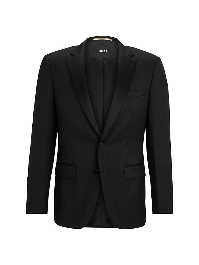 Mens Tuxedo Jacket in Virgin-Wool Serge Product Image