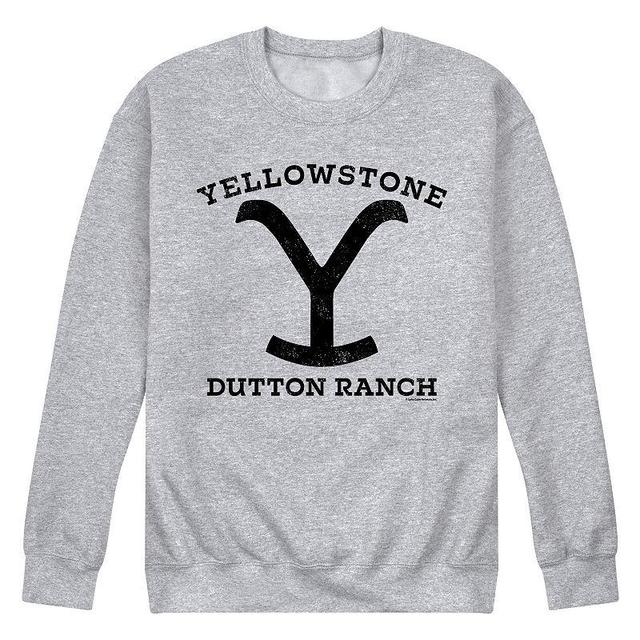 Mens Yellowstone Dutton Ranch Fleece Sweatshirt Product Image