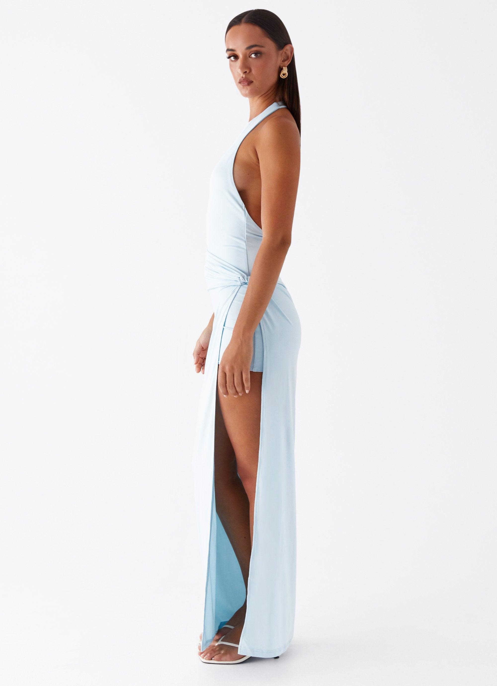 Oceana Maxi Dress - Blue Product Image