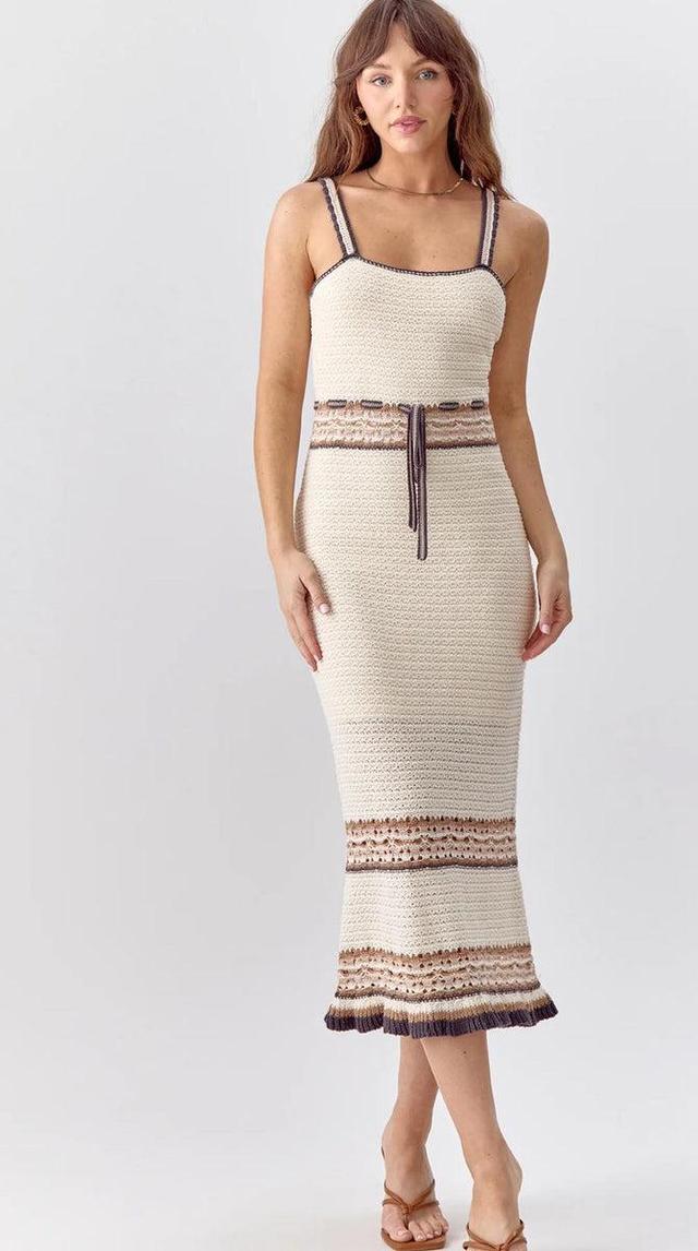 Brooklyn Crochet Midi Dress Product Image