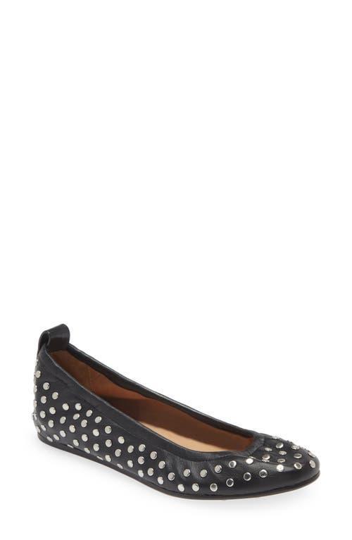 Womens Belna Studded Leather Ballet Flats Product Image