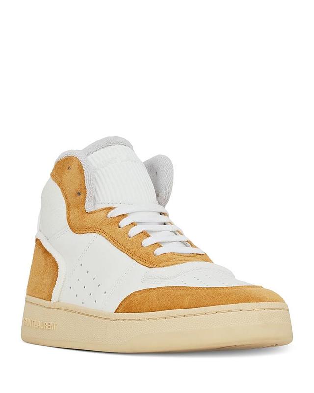 Womens SL80 Sneakers In Leather And Suede Product Image
