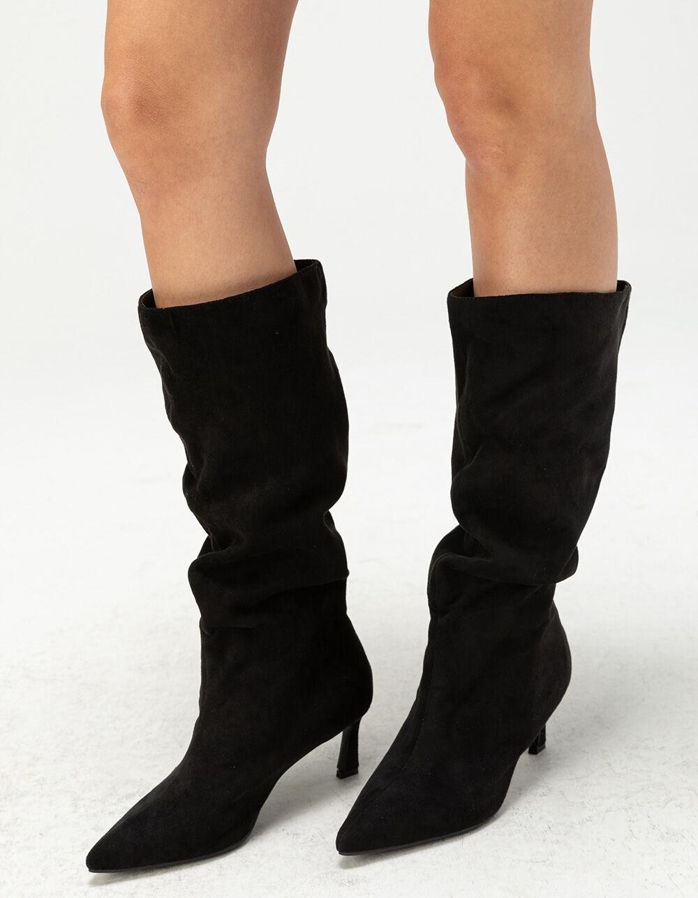 ANNE MICHELLE Pisa Womens Faux Suede Boots Product Image