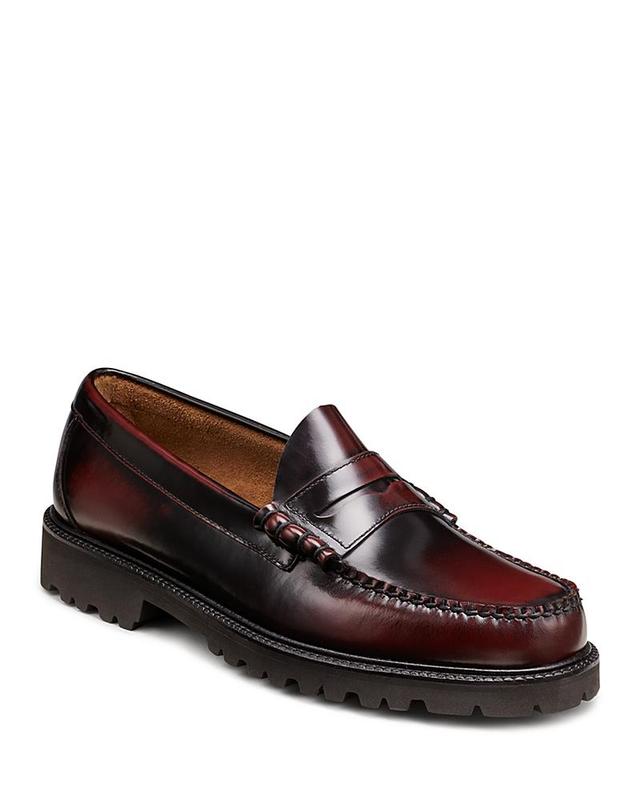 G. h. Bass Mens Larson Wine Lug Weejun Loafers Product Image