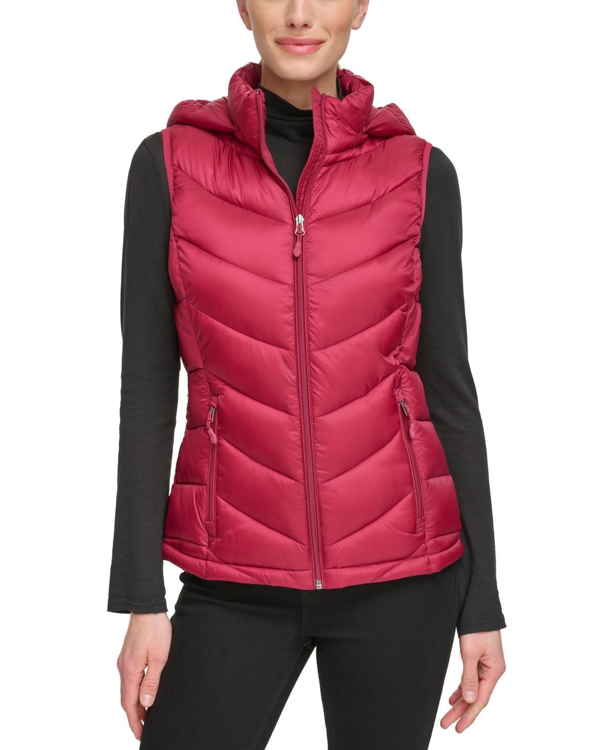 Charter Club Womens Packable Hooded Puffer Vest, Created for Macys Product Image