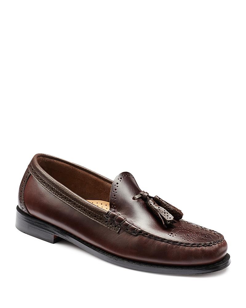 G.H. Bass Mens Larkin Tassel Brogue Leather Weejun Loafers Product Image