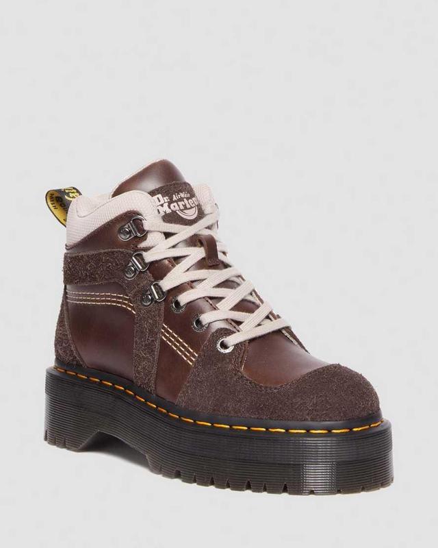 Zuma Leather & Suede Hiker Style Boots Product Image