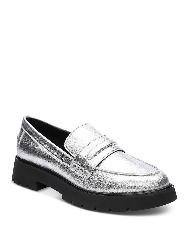 Sanctuary Womens Westside Metallic Loafers Product Image