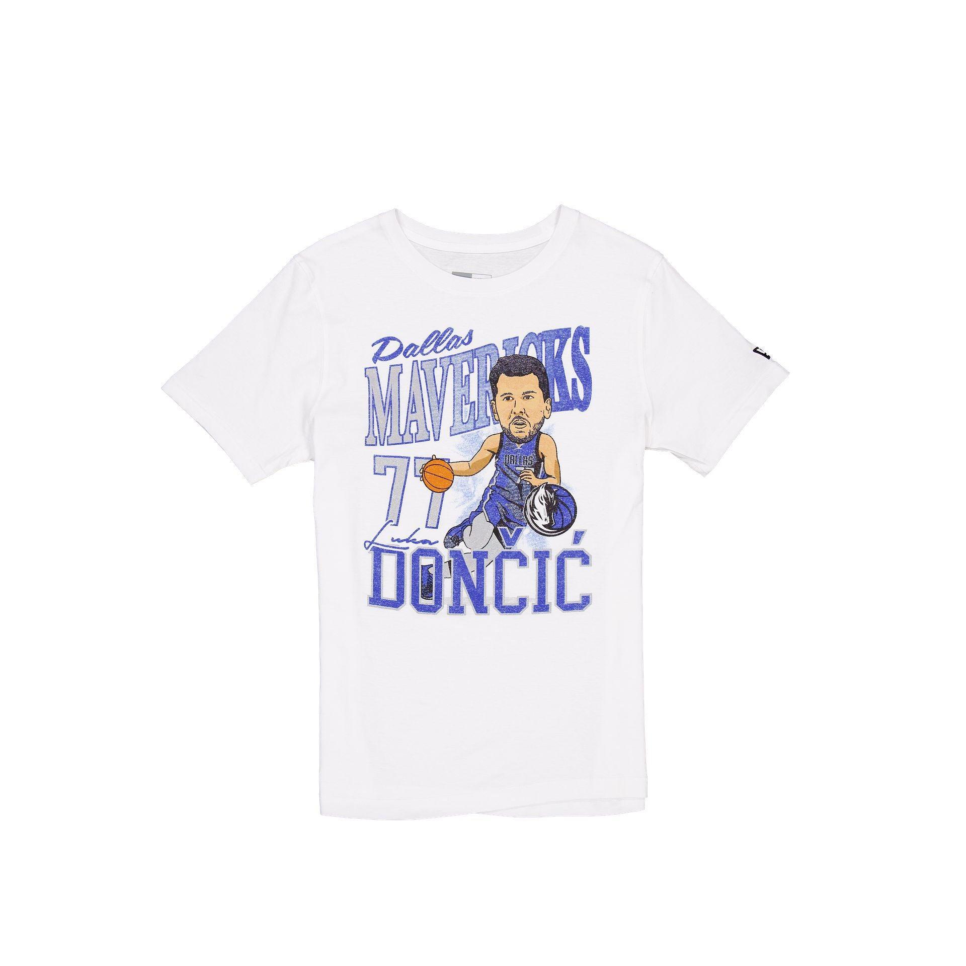 Dallas Mavericks Luka Doncic Caricature T-Shirt Male Product Image