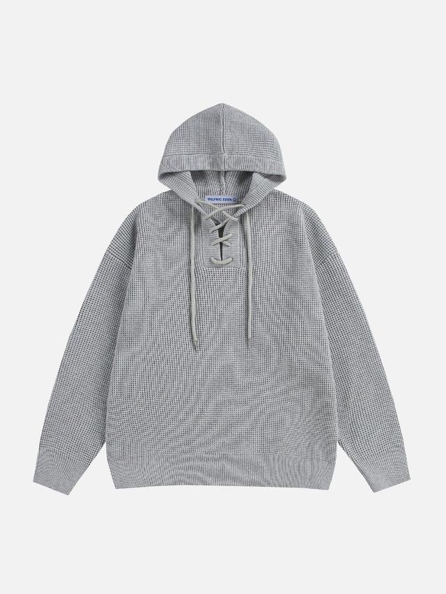 Aelfric Eden Basic Solid Waffle Hoodie Product Image