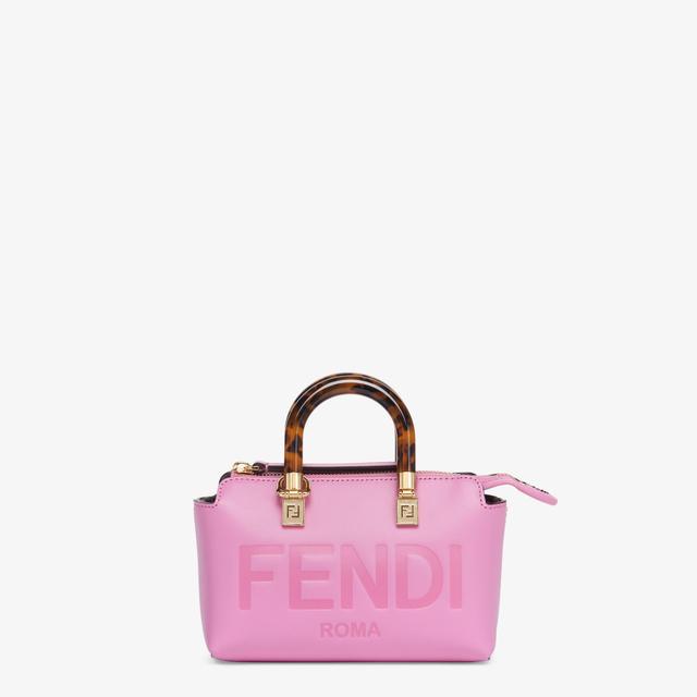 By The Way MiniPink leather small Boston bag Product Image