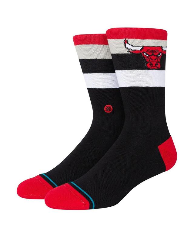 Mens Stance Chicago Bulls Stripe Crew Socks Product Image