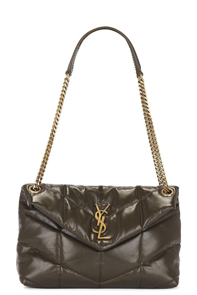 Saint Laurent Small Puffer Chain Bag in Black Product Image