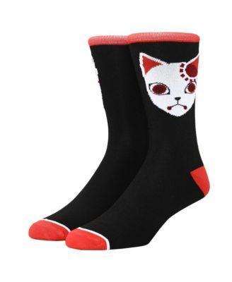 Men's Fox Mask Casual Crew Socks for Men Product Image