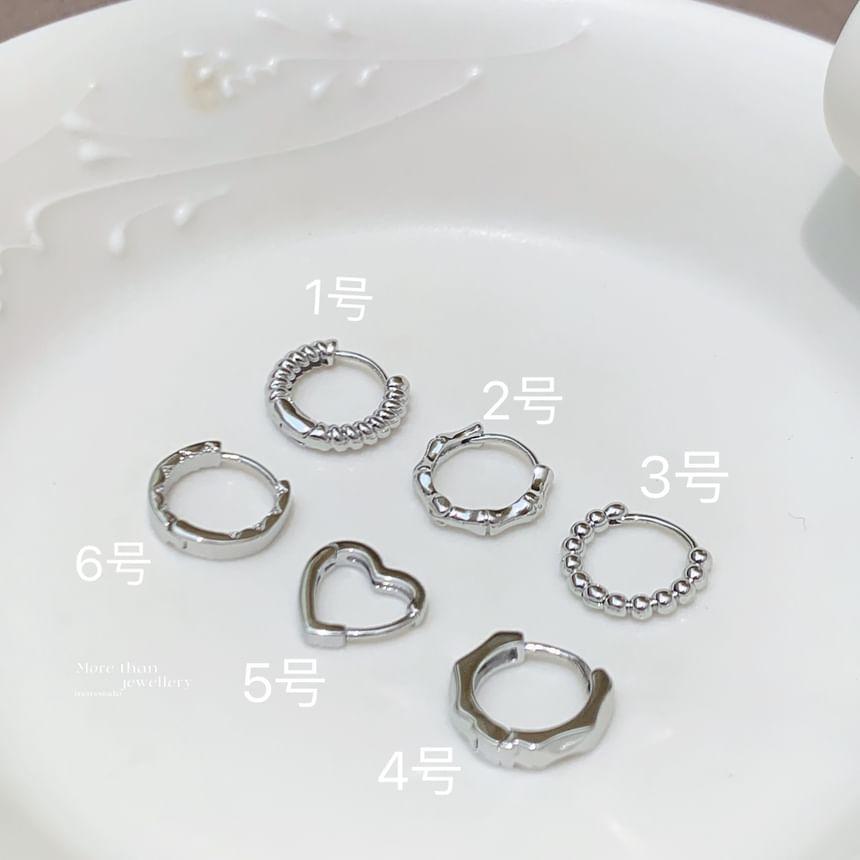 Alloy Huggie Earring (Various Designs) Product Image