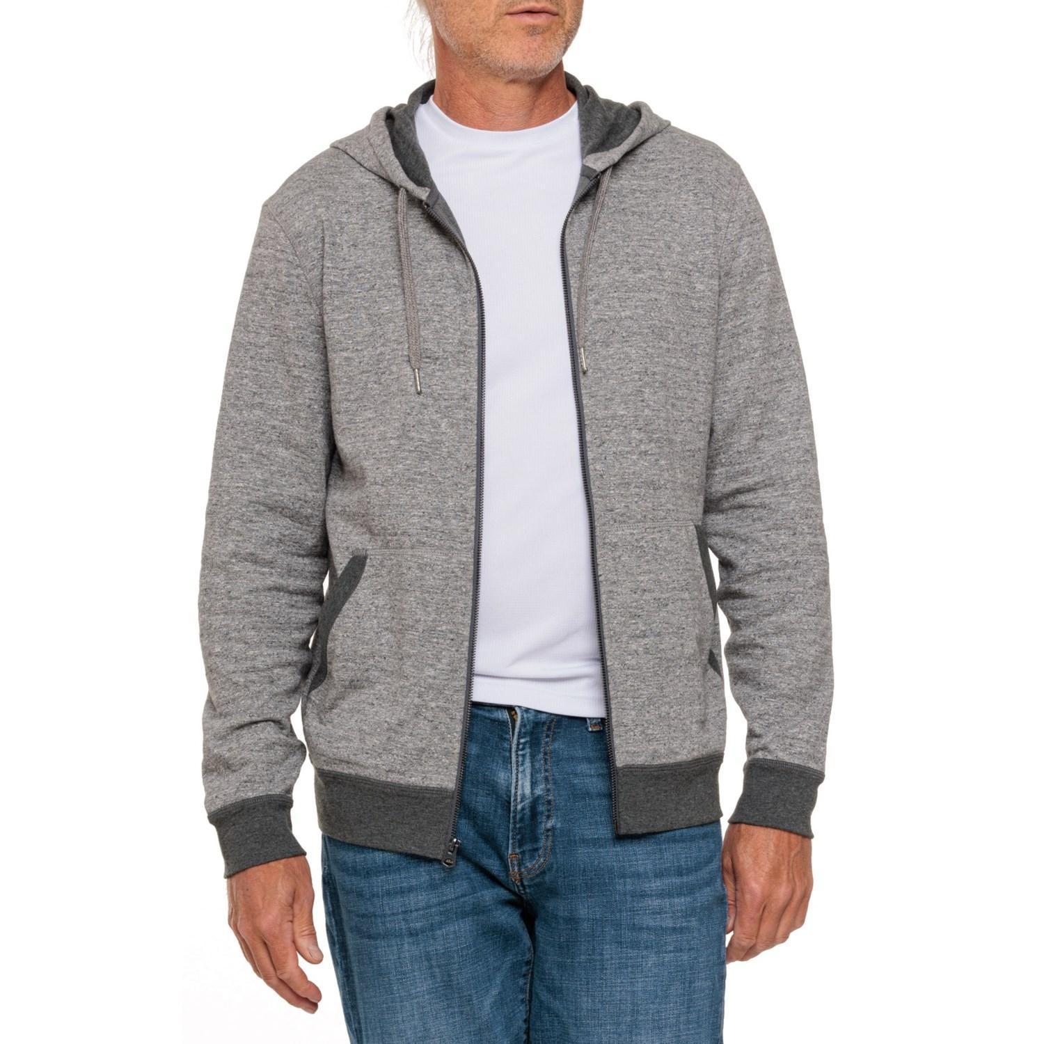 Faherty Double Knit Full-Zip Hoodie - Organic Cotton Product Image