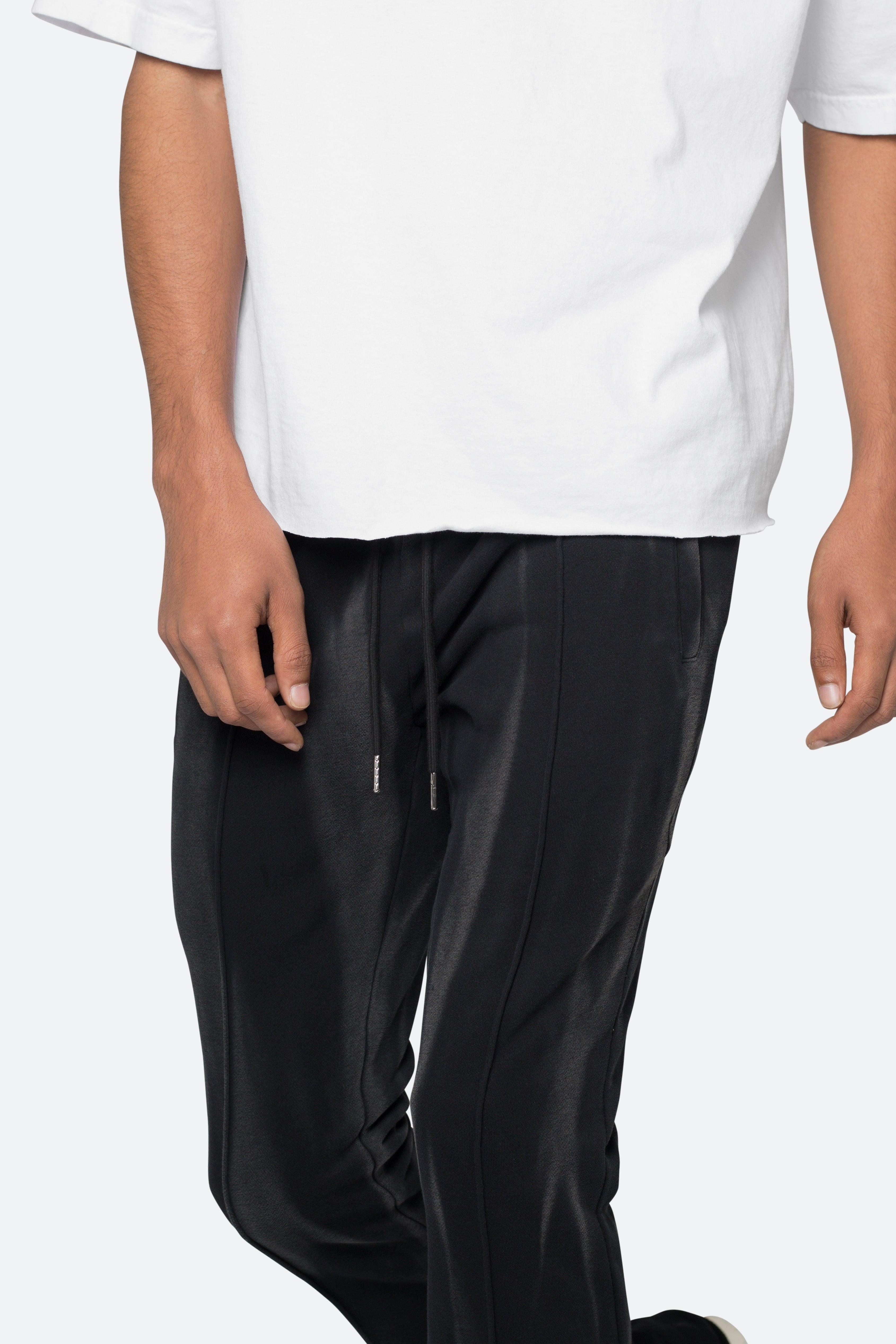 French Terry Flare Sweatpants - Black Product Image