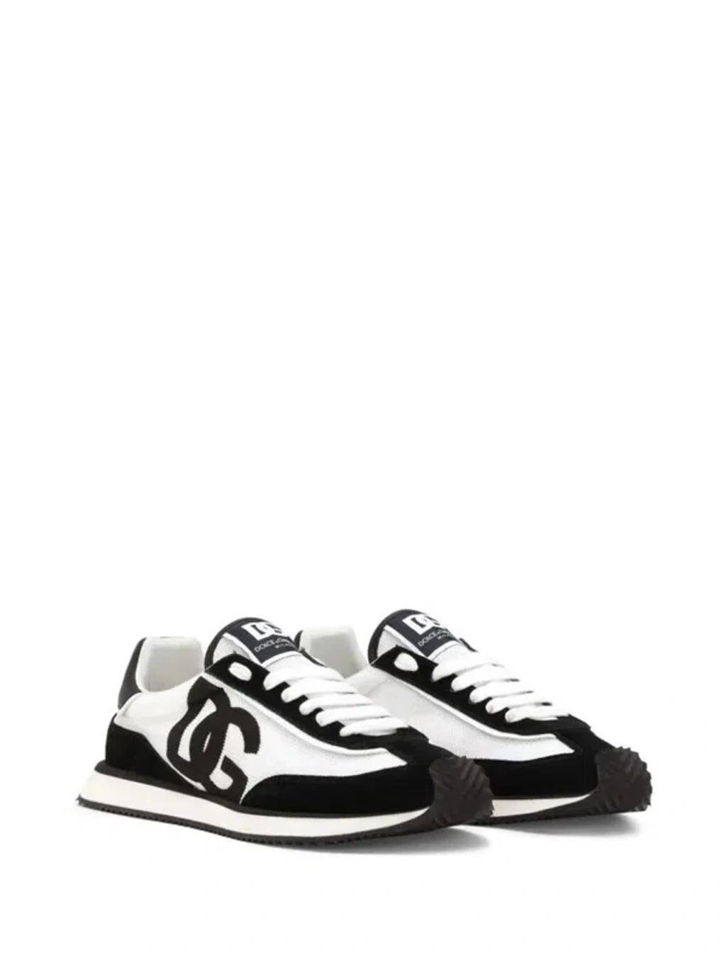 Logo-print Lace-up Trainers In White Product Image