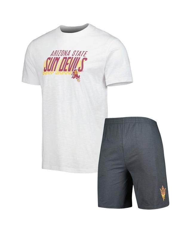 Mens Concepts Sport Charcoal Arizona State Sun Devils Downfield T-shirt and Shorts Set - Charcoal Product Image