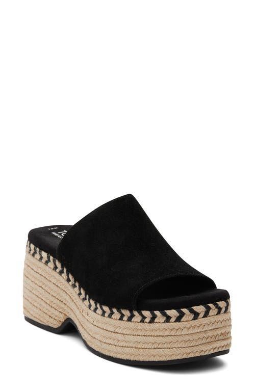 TOMS Lailam Espadrille Platform Slide Sandal Product Image