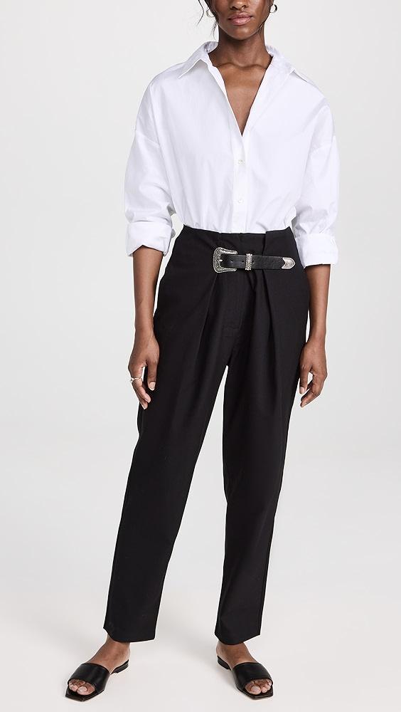 Pixie Market Luke Western Belted Pants | Shopbop Product Image