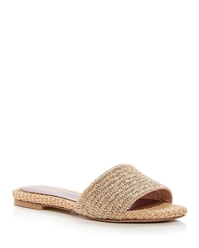 Gedebe Womens Cassis Woven Slide Sandals Product Image