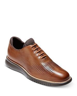 Cole Haan Mens 2.ZERGRAND Leather Laser Cut Wingtip Oxfords Product Image