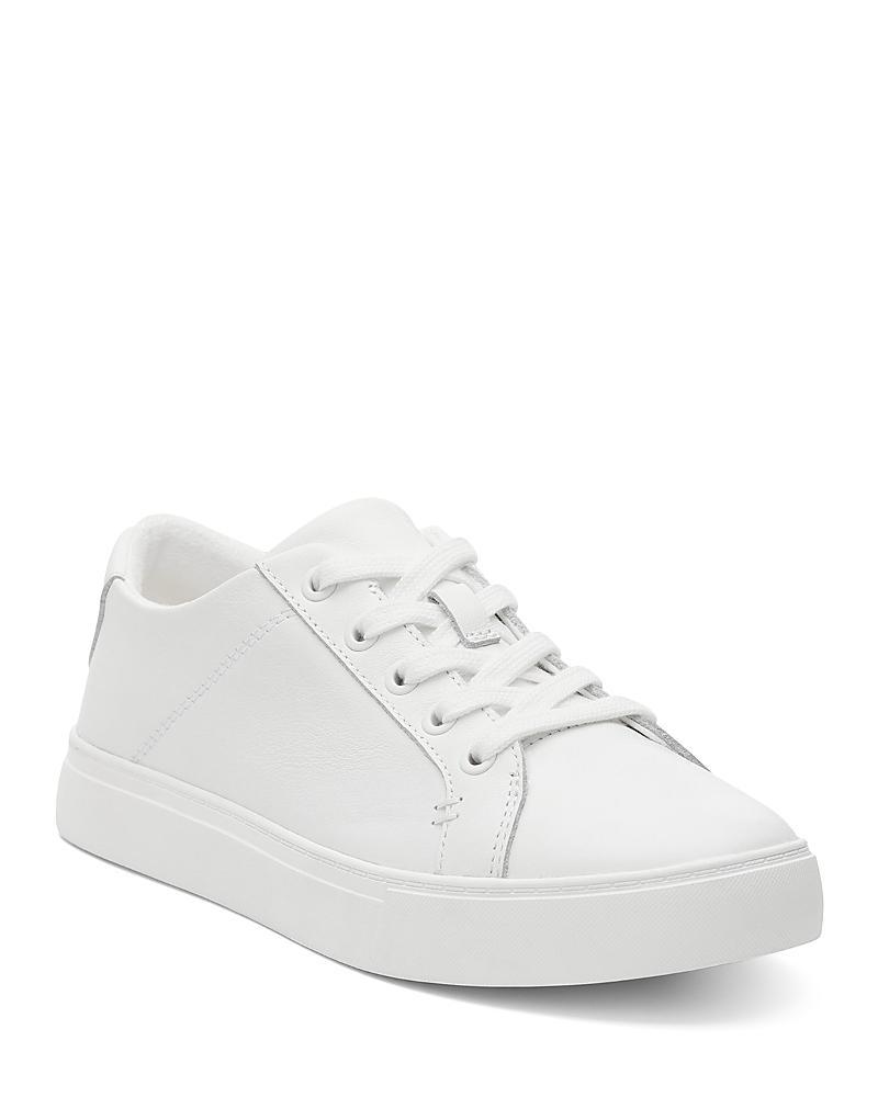 Toms Womens Leather Low Top Lace Up Sneakers product image