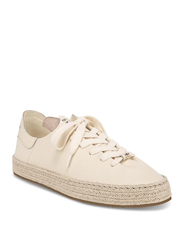 Sam Edelman Womens Poppy Jute Lace Up Low Top Espadrille Sneakers Product Image