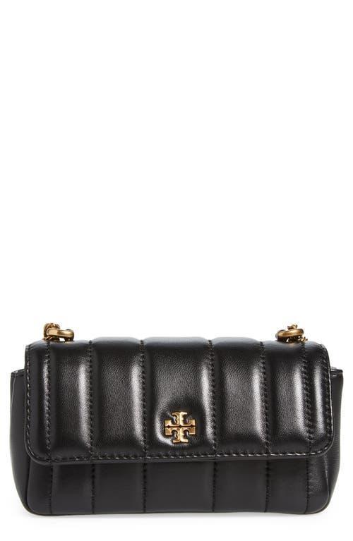 Tory Burch Mini Kira Flap Convertible Quilted Leather Shoulder Bag Product Image