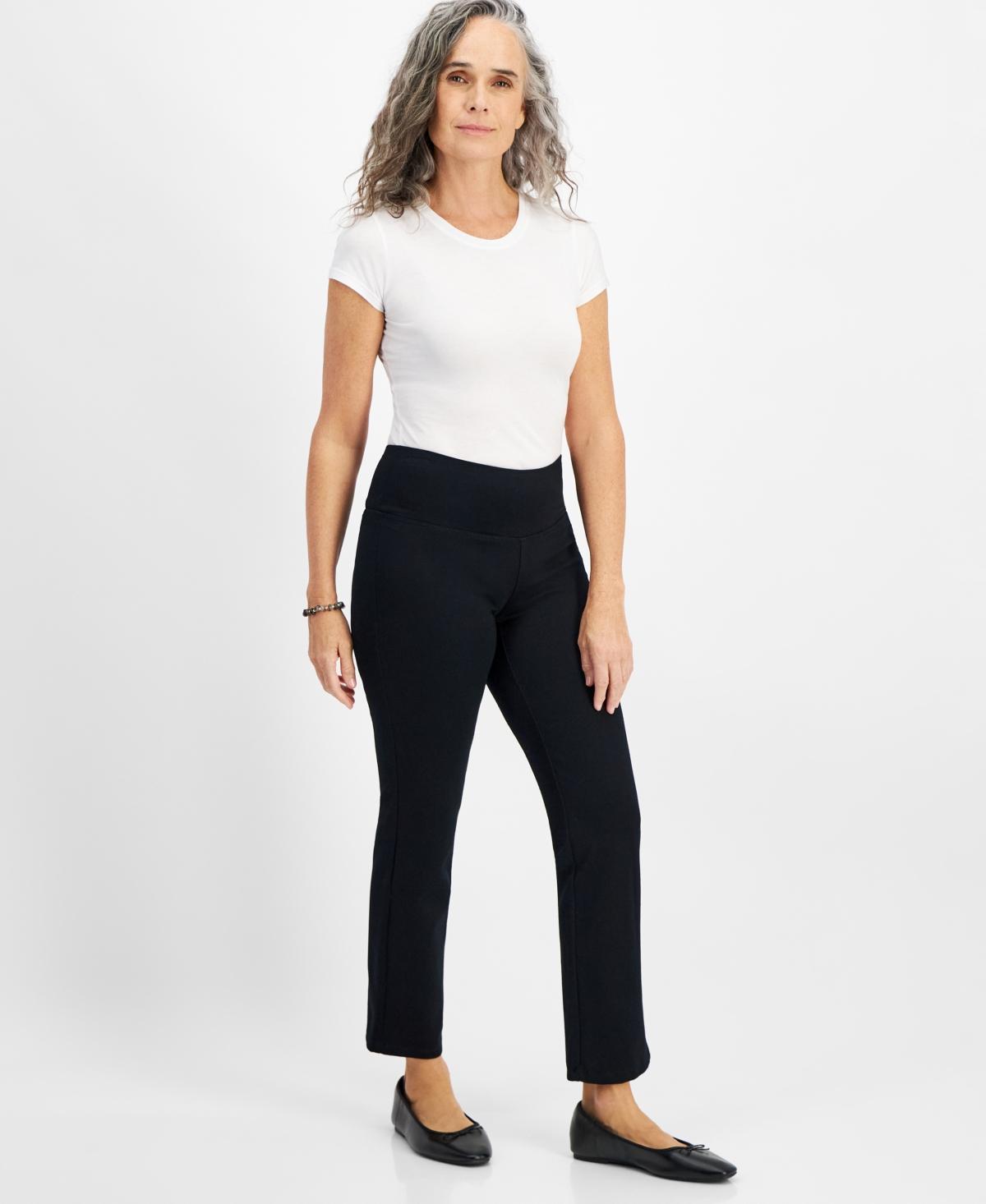 Style & Co Womens Straight-Leg Ponte-Knit Pants, Created for Macys Product Image