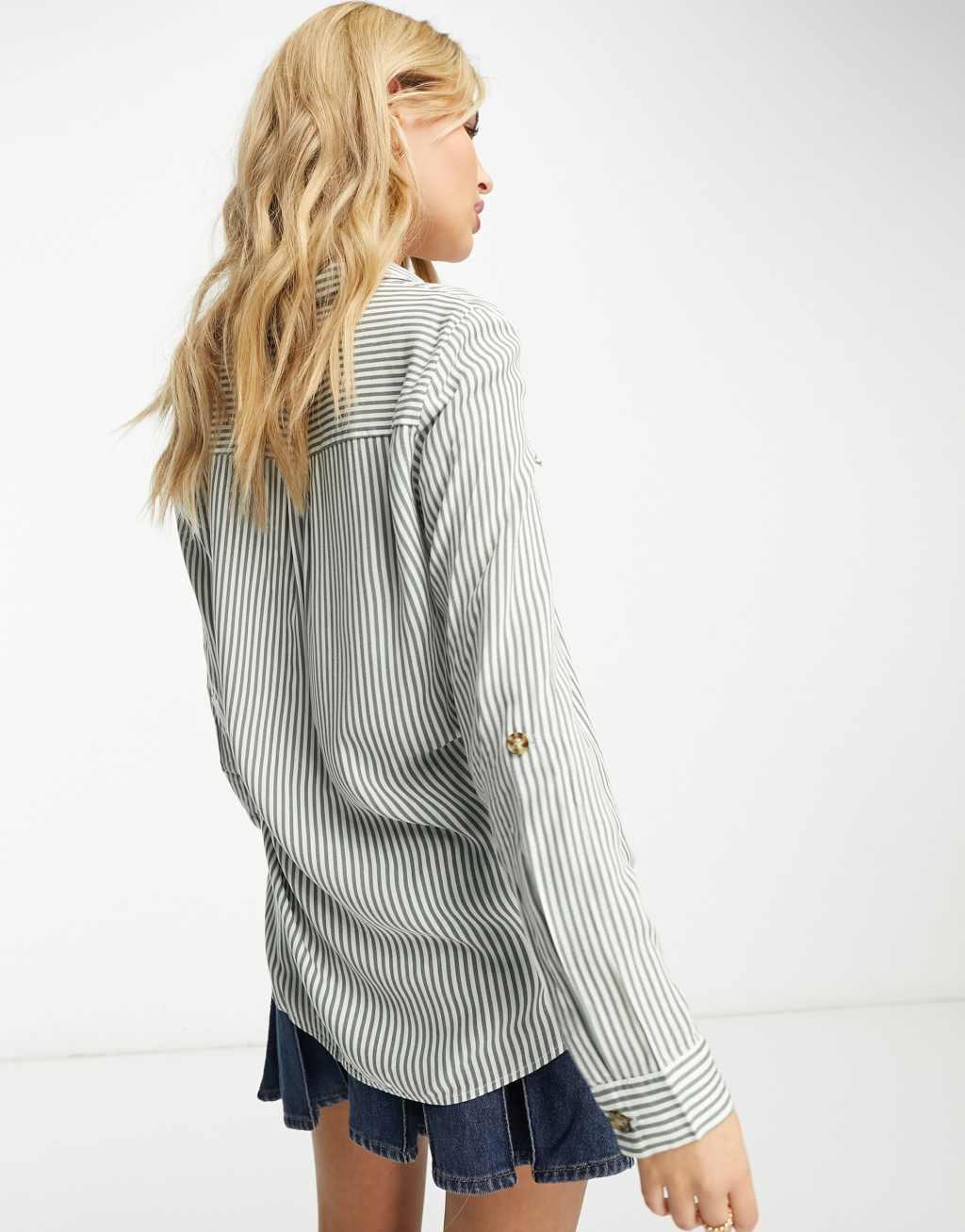 Vero Moda pocket front shirt Product Image