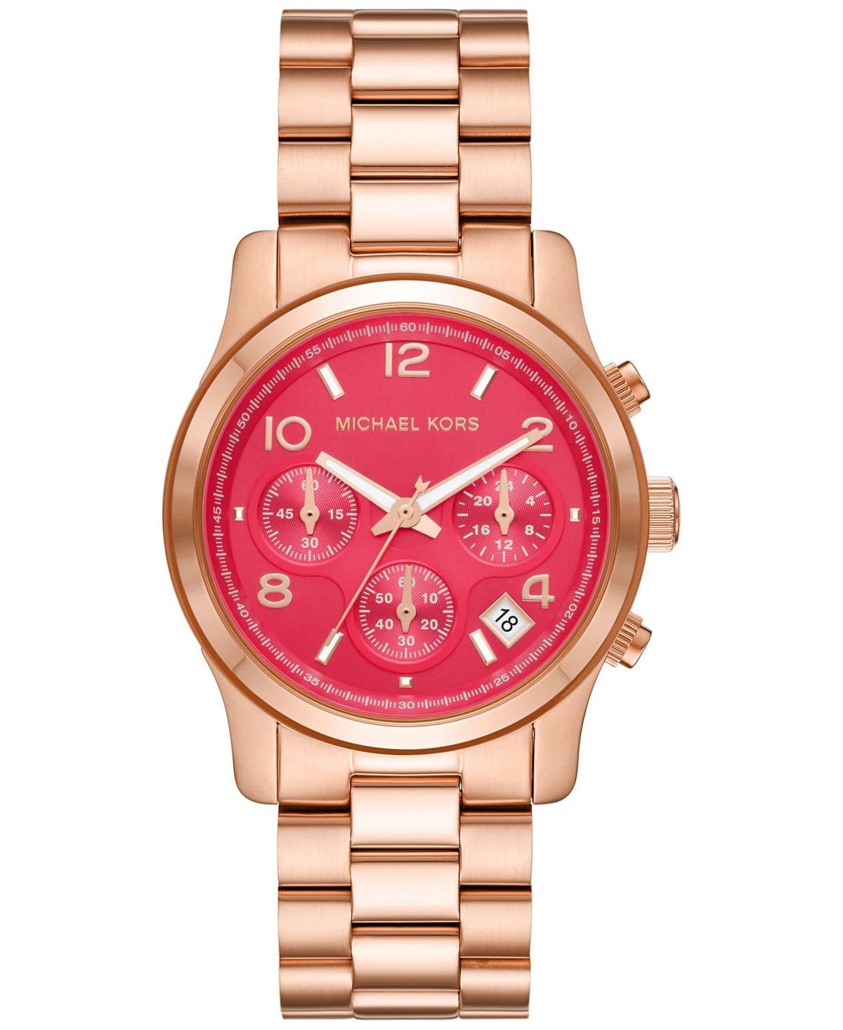 Oversized Pavé Logo -Tone Watch Product Image