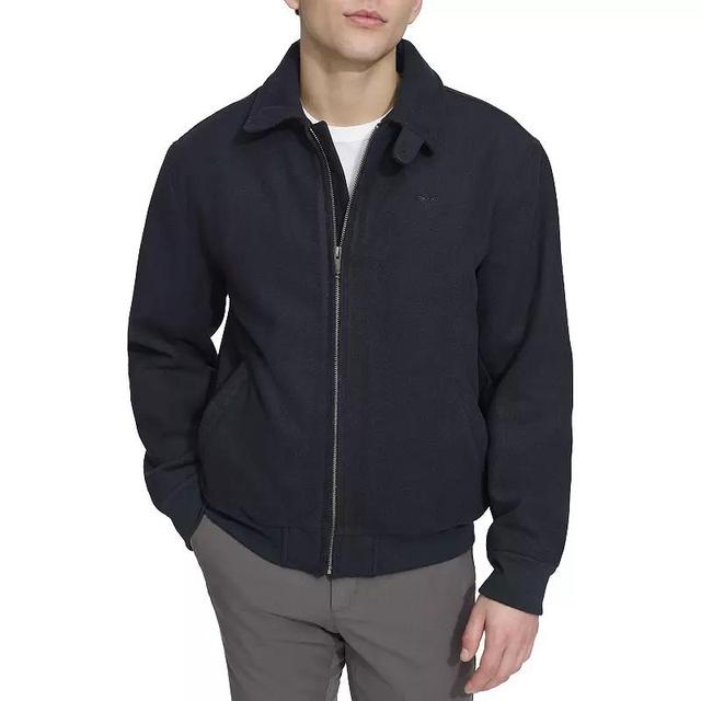 Mens Dockers Wool Blend Bomber Jacket with Laydown Collar Product Image