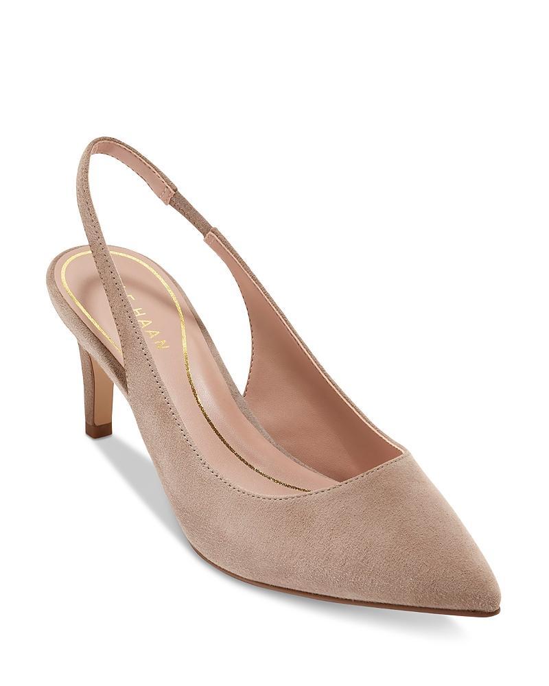 Cole Haan Vandam Leather Slingback Pumps Product Image