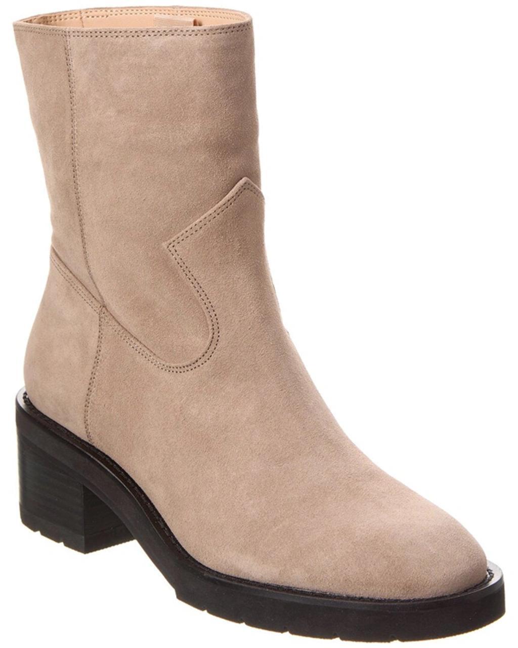 Boulevard Suede Bootie In Brown product image