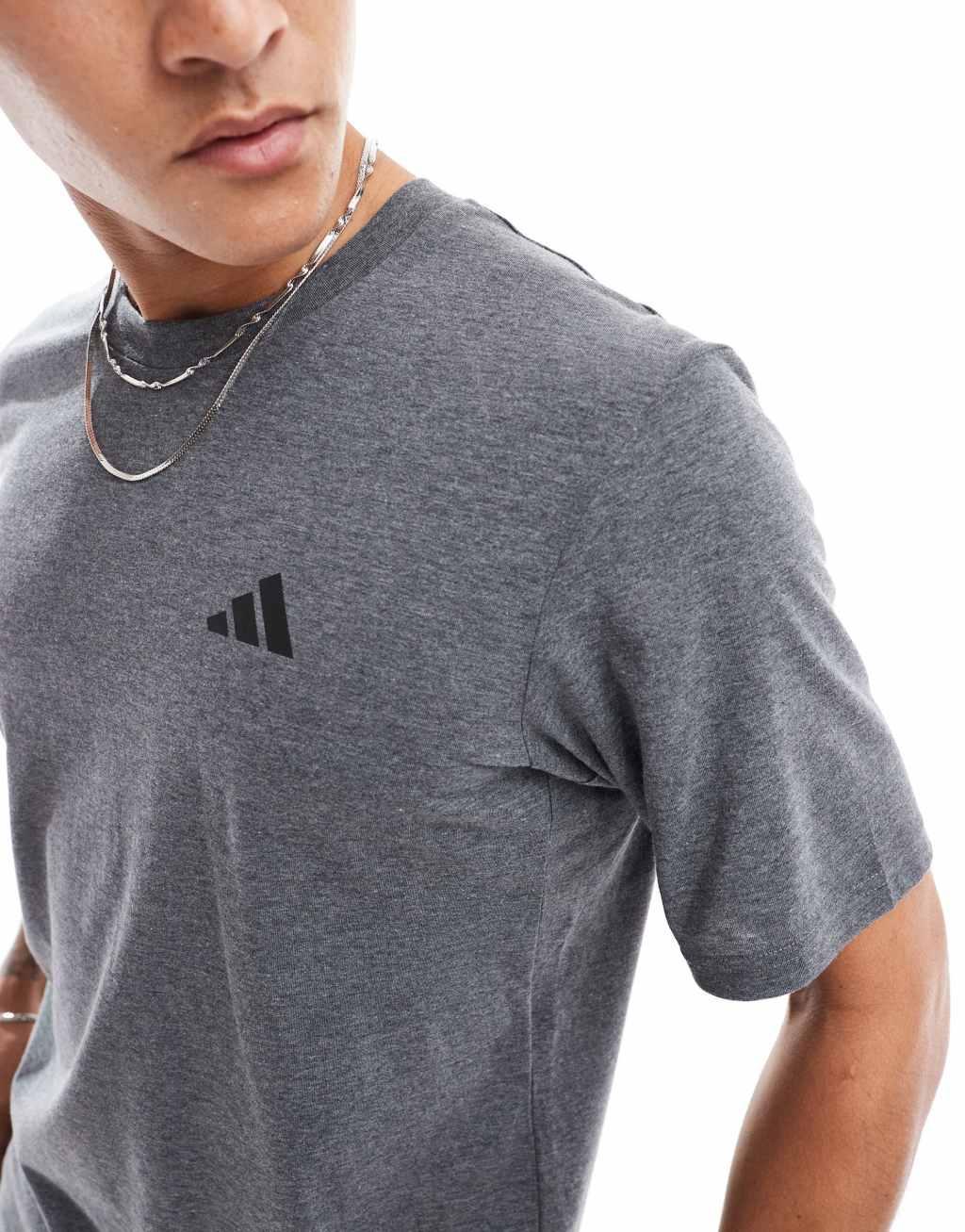 adidas Training Essentials Feelready T-shirt in gray Product Image