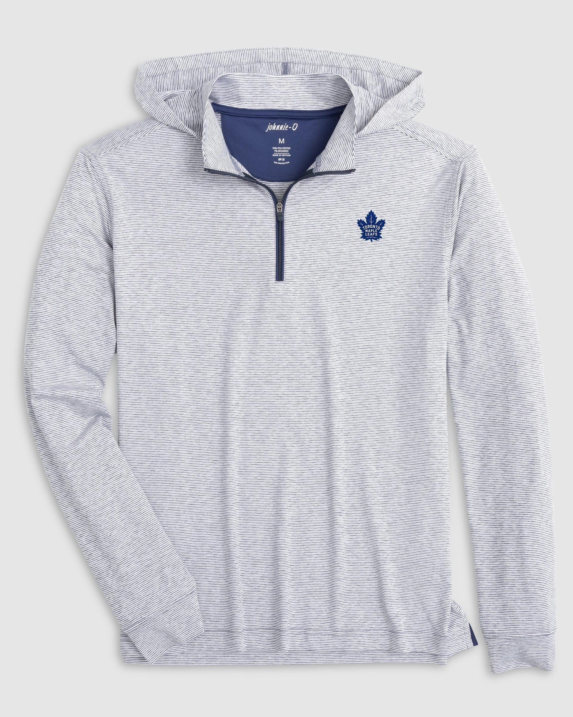 johnnie-O Vancouver Canucks Hybrid Performance 1/4 Zip Hoodie Product Image