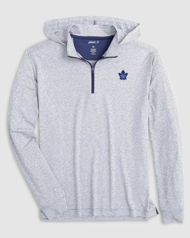 johnnie-O Vancouver Canucks Hybrid Performance 1/4 Zip Hoodie Product Image