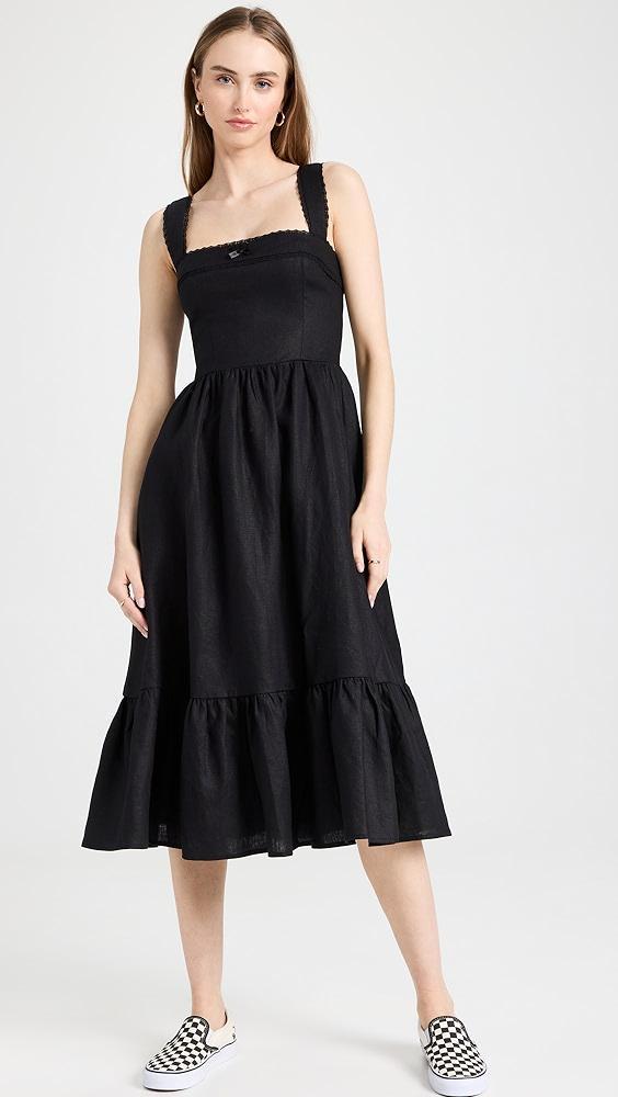 Reformation Rowen Maxi Linen Dress | Shopbop Product Image