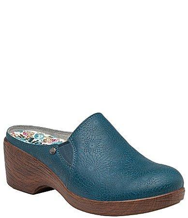 Alegria Serenti Roman Candle Printed Leather Clogs Product Image