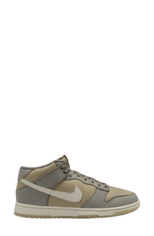 Dunk Mid Basketball Sneaker In Dark Stucco/light Bone/olive Product Image