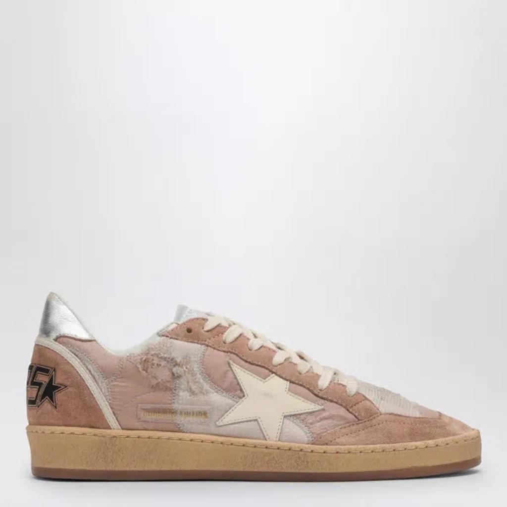 GOLDEN GOOSE Patchwork Lace-up Sneakers For Women In Pink Product Image