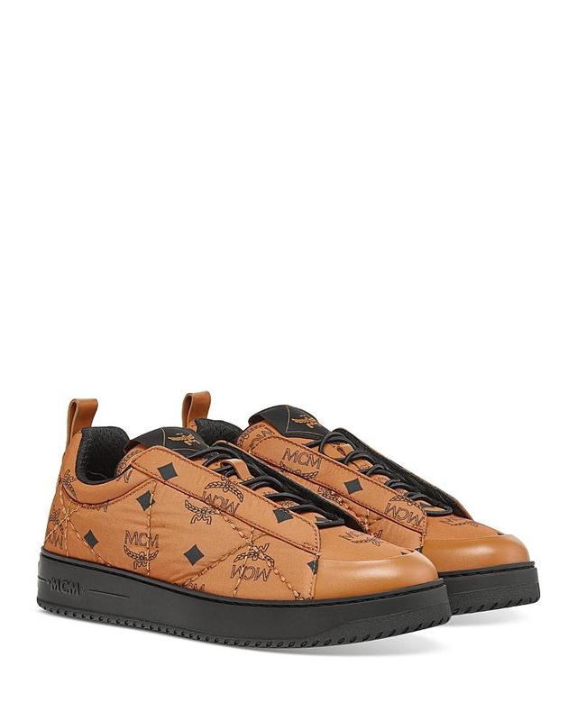 Mcm Womens Neo Derby Low Top Woven Sneakers Product Image