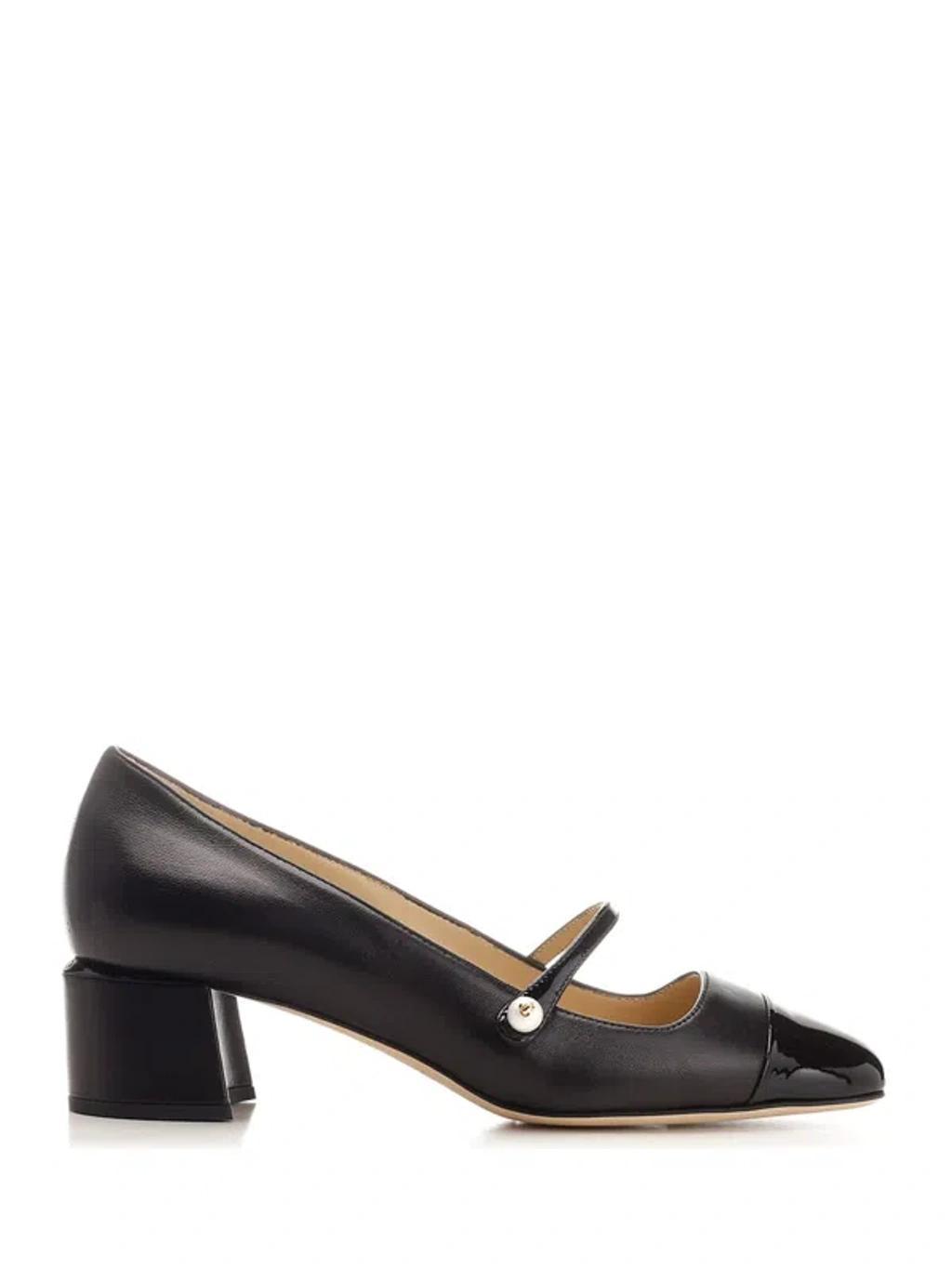 JIMMY CHOO Elisa Mary Jane Ballerina Pumps In Black Product Image