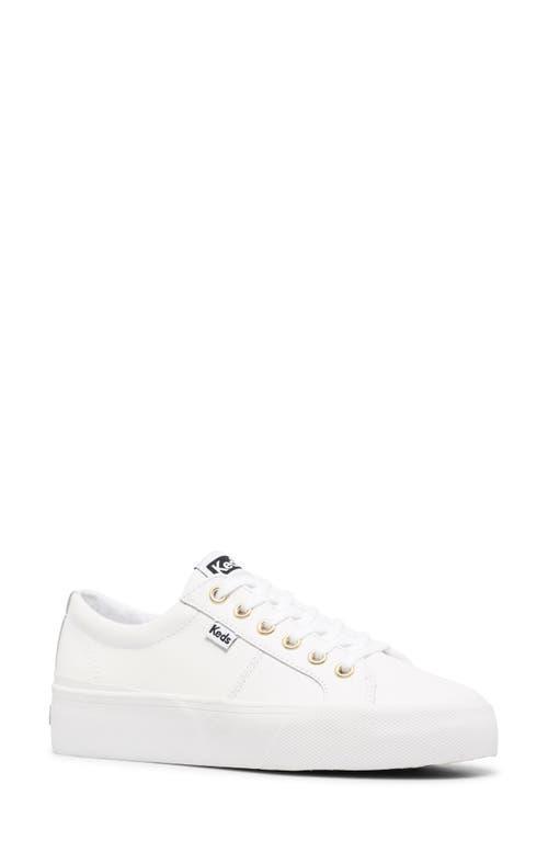 Keds Jump Kick Duo Leather Lace-Up Sneaker Product Image