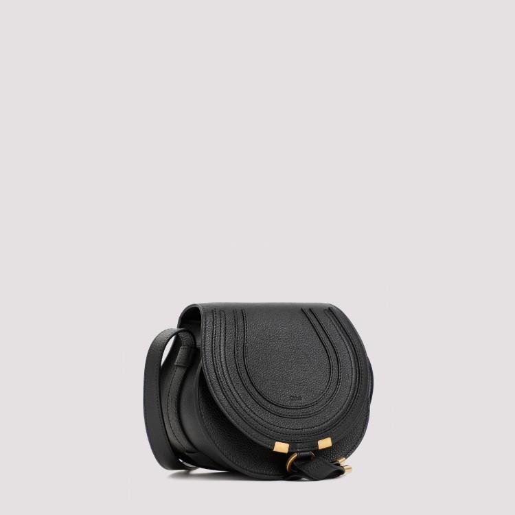 CHLOÉ Black Marcie Small Saddle Bag Product Image