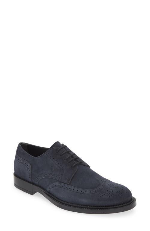 Mens Perforated Suede Derbys Product Image