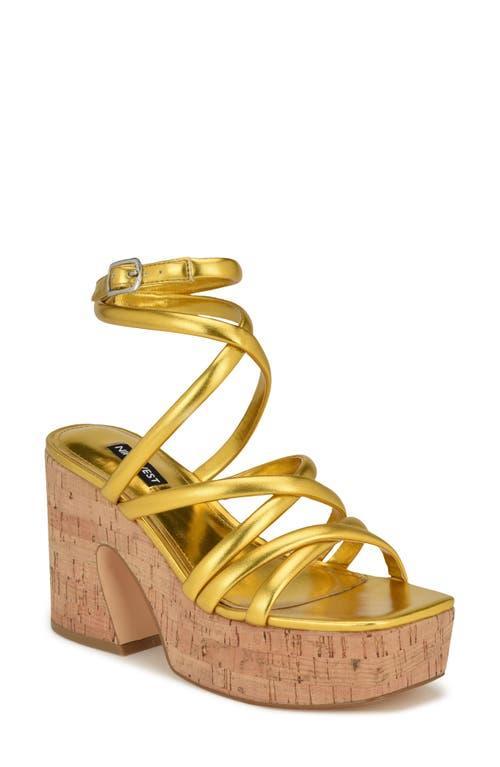 Nine West Corke Ankle Strap Platform Sandal Product Image